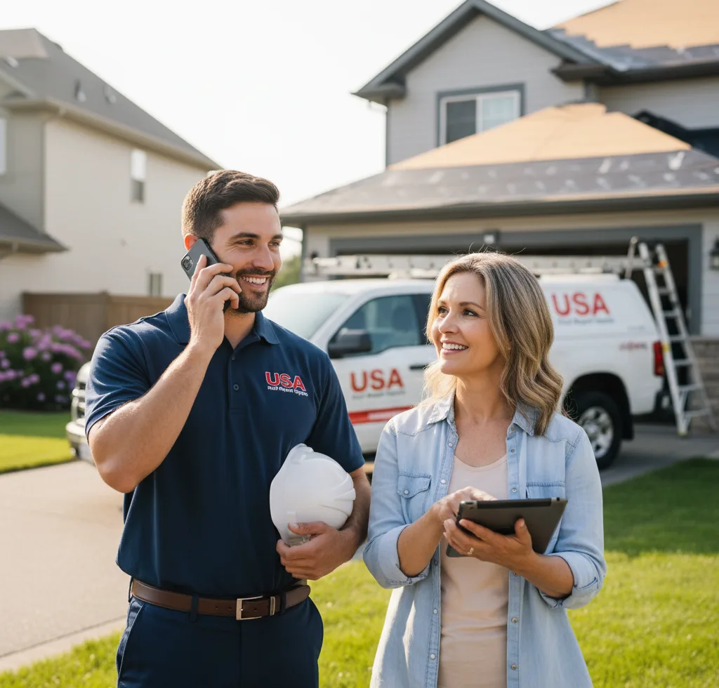 USA Roof Repair Experts customer support in New Vienna